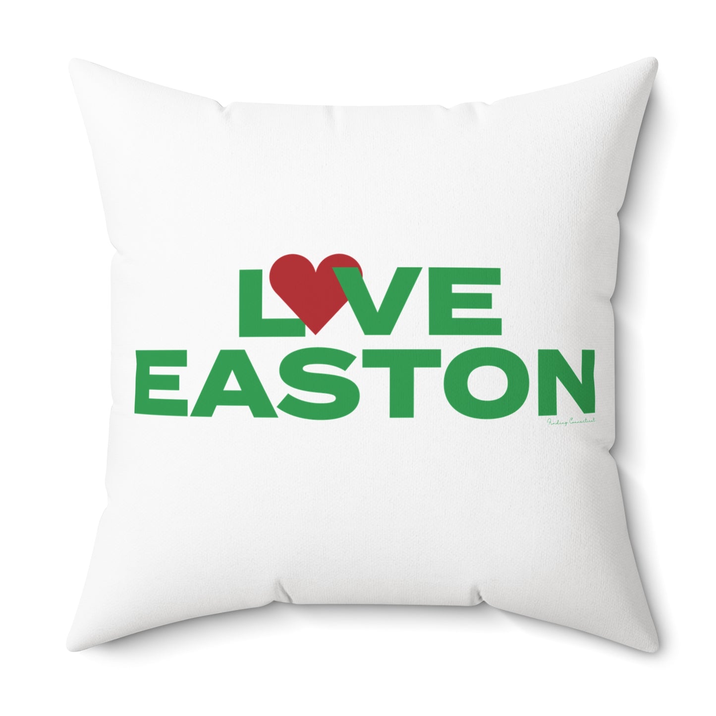 Love Easton Spun Polyester Square Pillow