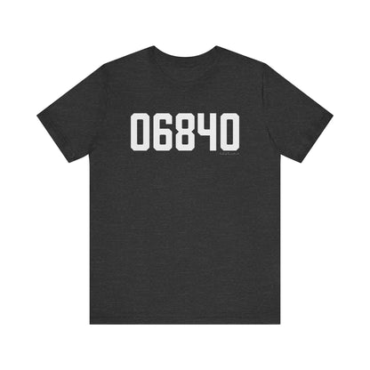 06840 New Canaan CTZip Code Unisex Jersey Short Sleeve T-Shirt