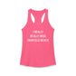 I Really Really Miss Fairfield Beach Women's Ideal Racerback Tank Top