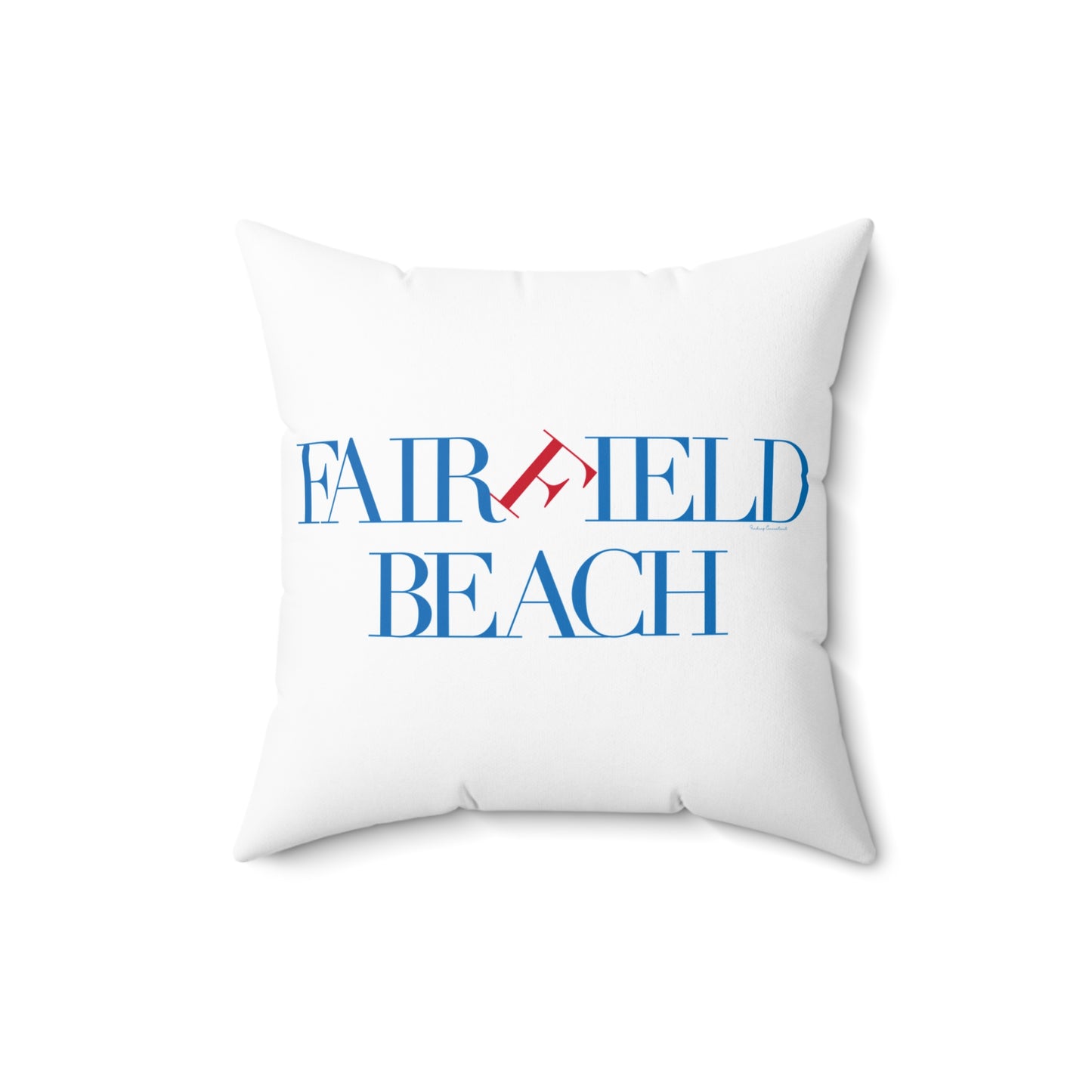 41 Tilt Fairfield Beach Spun Polyester Square Pillow