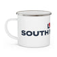 Love South Norwalk Enamel Camping Mug