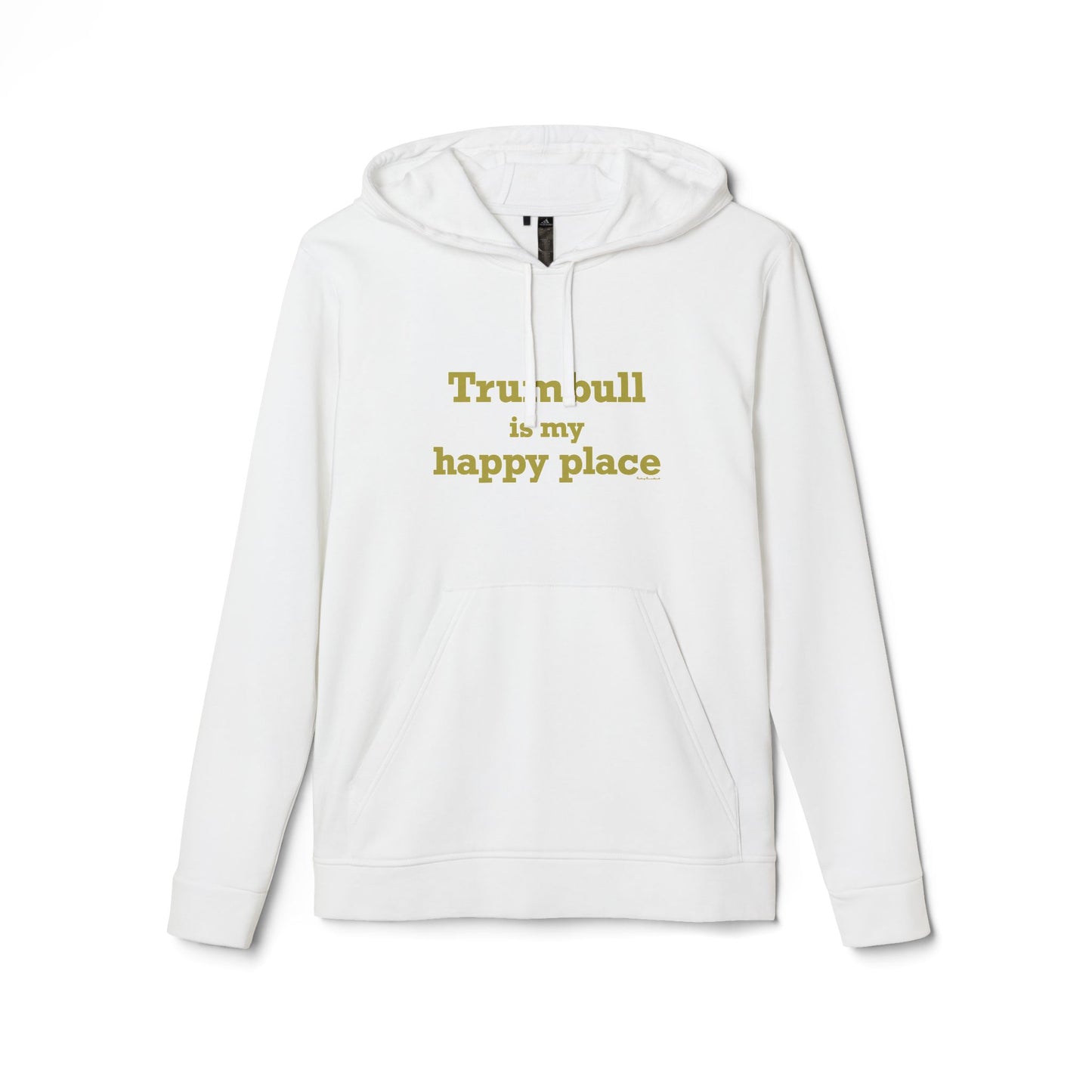 Trumbull Is My Happy Place adidas Unisex Fleece Hoodie