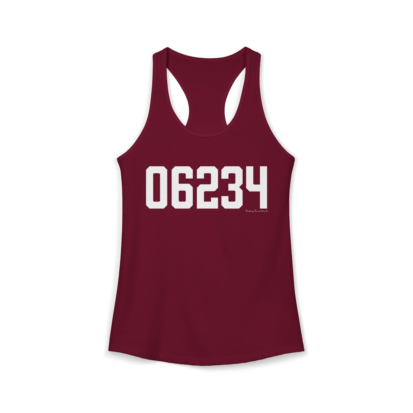 06234 Brooklyn CT Zip Code Women's Ideal Racerback Tank Top