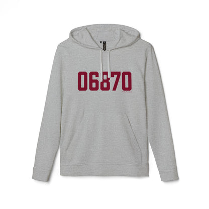 06870 - Greenwich Connecticut Zip Code adidas Unisex Fleece Hoodie