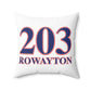 203 Rowayton Red, White & Blue Spun Polyester Square Pillow