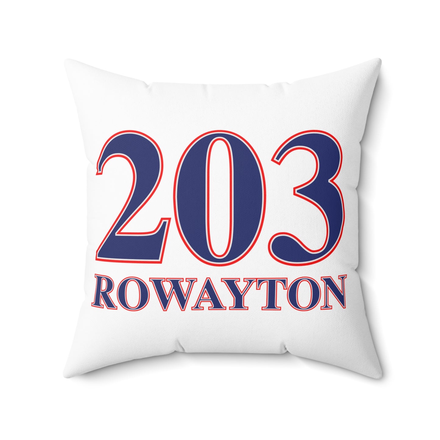 203 Rowayton Red, White & Blue Spun Polyester Square Pillow
