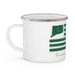 Simsbury Connecticut St. Patrick’s Day Flag Enamel Camping Mug