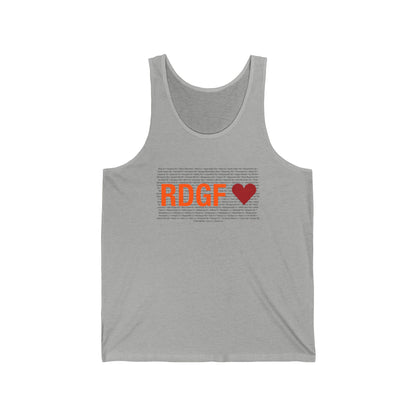 Ridgefield Love  Unisex Jersey Tank Top
