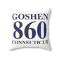 Goshen 860 Connecticut Polyester Square Pillow