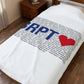 Bridgeport Love Velveteen Plush Blanket