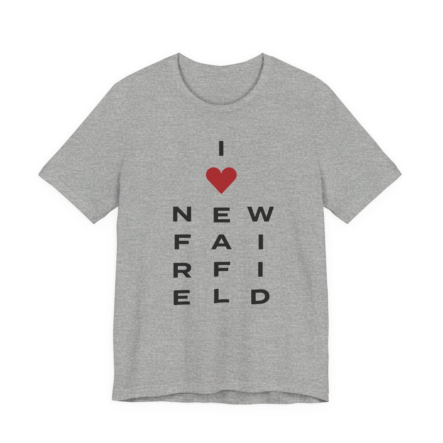New Fairfield Vision Unisex Jersey Short Sleeve T-Shirt