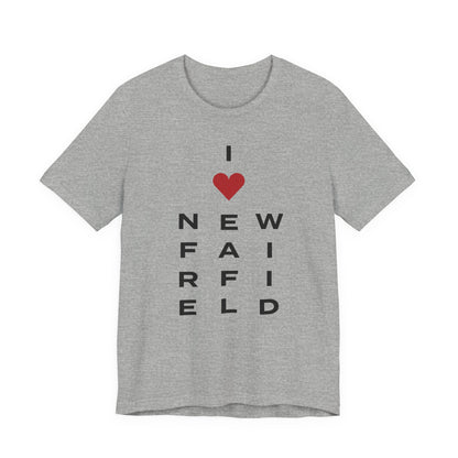 New Fairfield Vision Unisex Jersey Short Sleeve T-Shirt