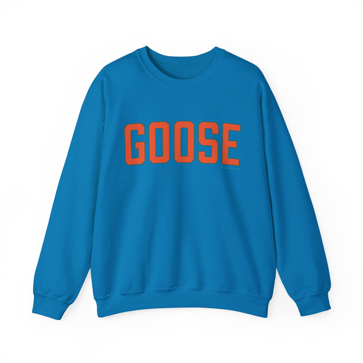 Goose Zip Code Orange & Green Unisex Heavy Blend™ Crewneck Sweatshirt