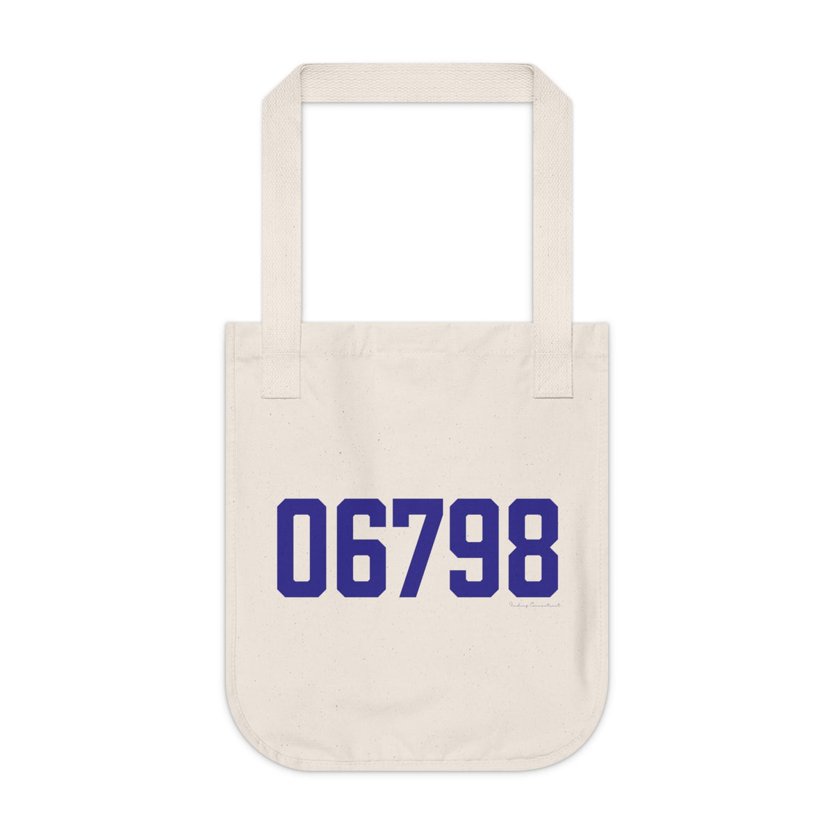 06798 Woodbury Connecticut Zip Code Organic Canvas Tote Bag