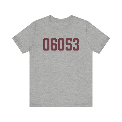 06053 New Britain Connecticut Zip Code Unisex Jersey Short Sleeve T-Shirt