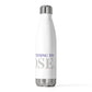 Just a kid listening to Goose - Gray & Purple 20oz Insulated Bottle