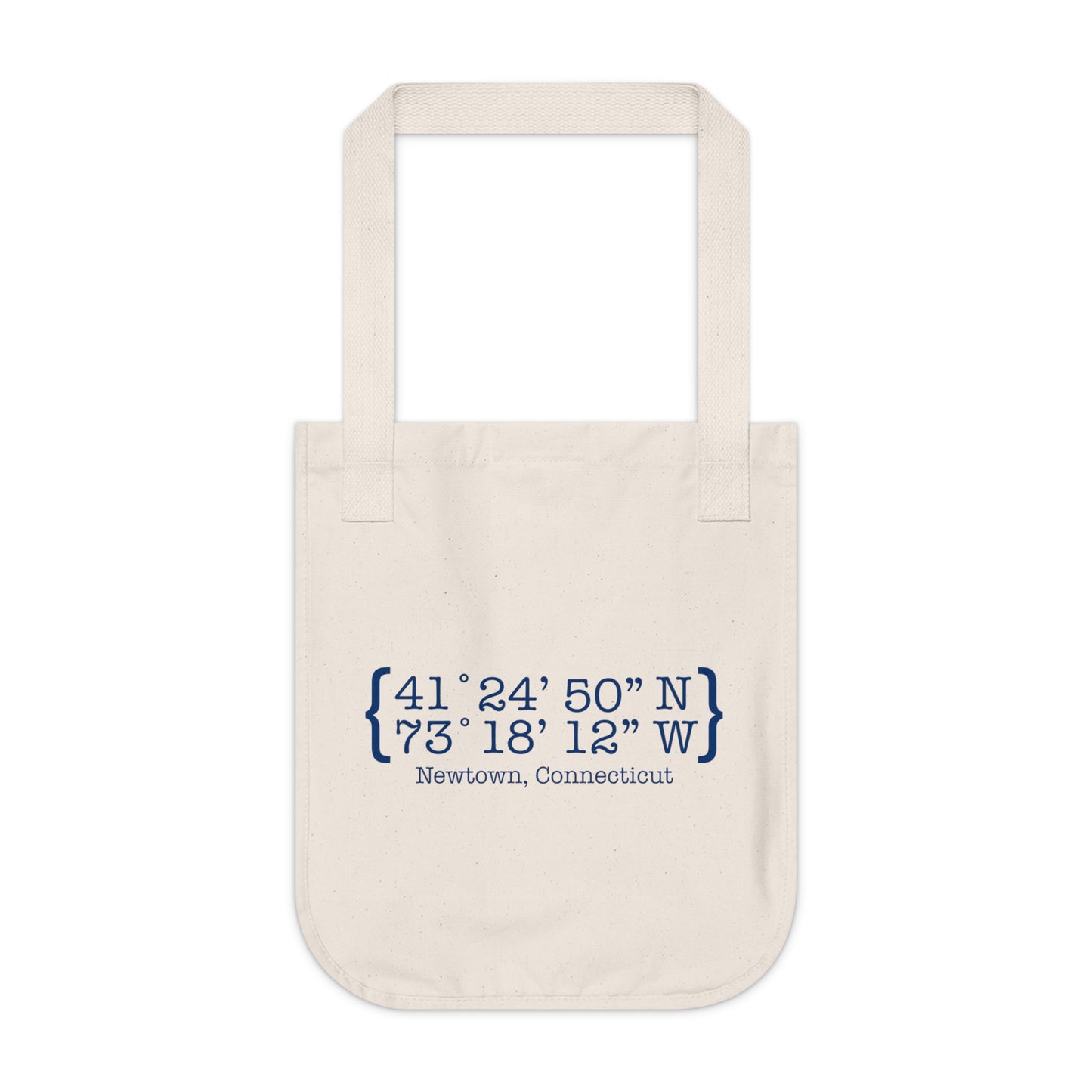 Newtown Coordinates Organic Canvas Tote Bag