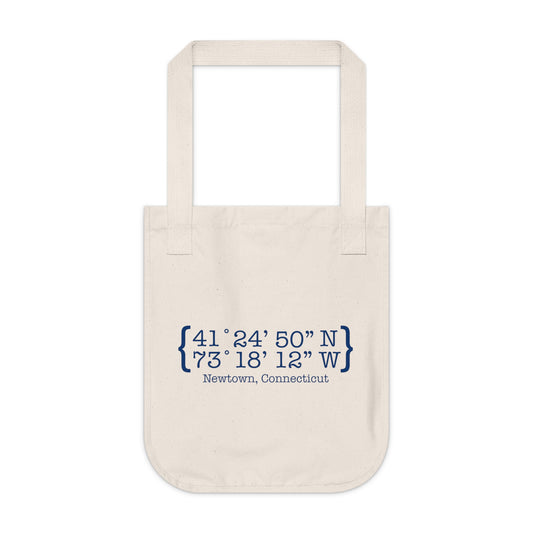 Newtown Coordinates Organic Canvas Tote Bag
