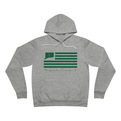 Bridgewater Connecticut St. Patrick’s Day Flag Unisex Sponge Fleece Pullover Hoodie