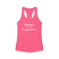 Hebron is My Happy Place Women's Ideal Racerback Tank Top