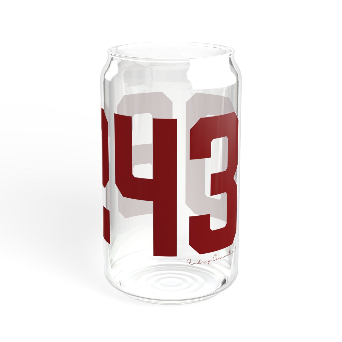 06243 Killingly  Connecticut Zip Code Sipper Glass, 16oz