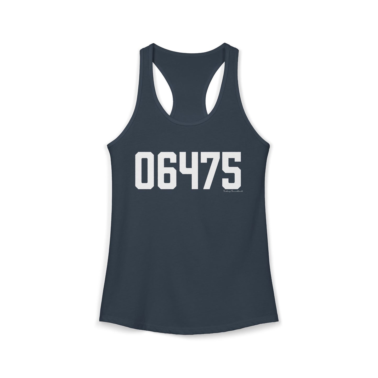 06475 Old Saybrook CT Zip Code Women's Ideal Racerback Tank Top