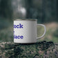 Woodstock is My Happy Place Enamel Camping Mug