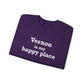 Vernon is My Happy Place Unisex Heavy Blend™ Crewneck Sweatshirt