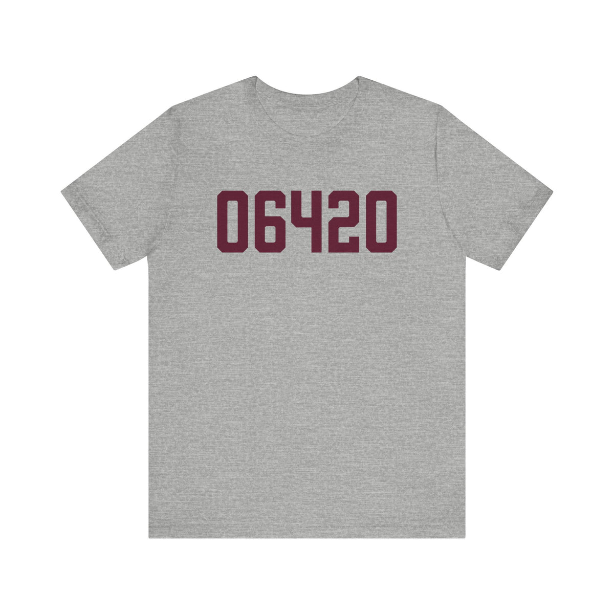 06420 Salem Connecticut Zip Code Unisex Jersey Short Sleeve T-Shirt