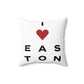 Easton Vision Spun Polyester Square Pillow