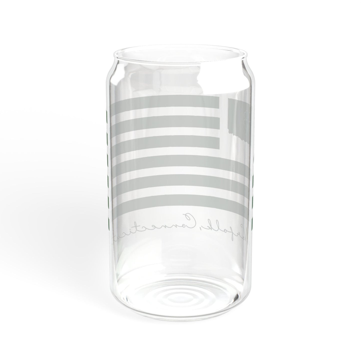 Norfolk Connecticut St. Patrick’s Day Flag Sipper Glass, 16oz