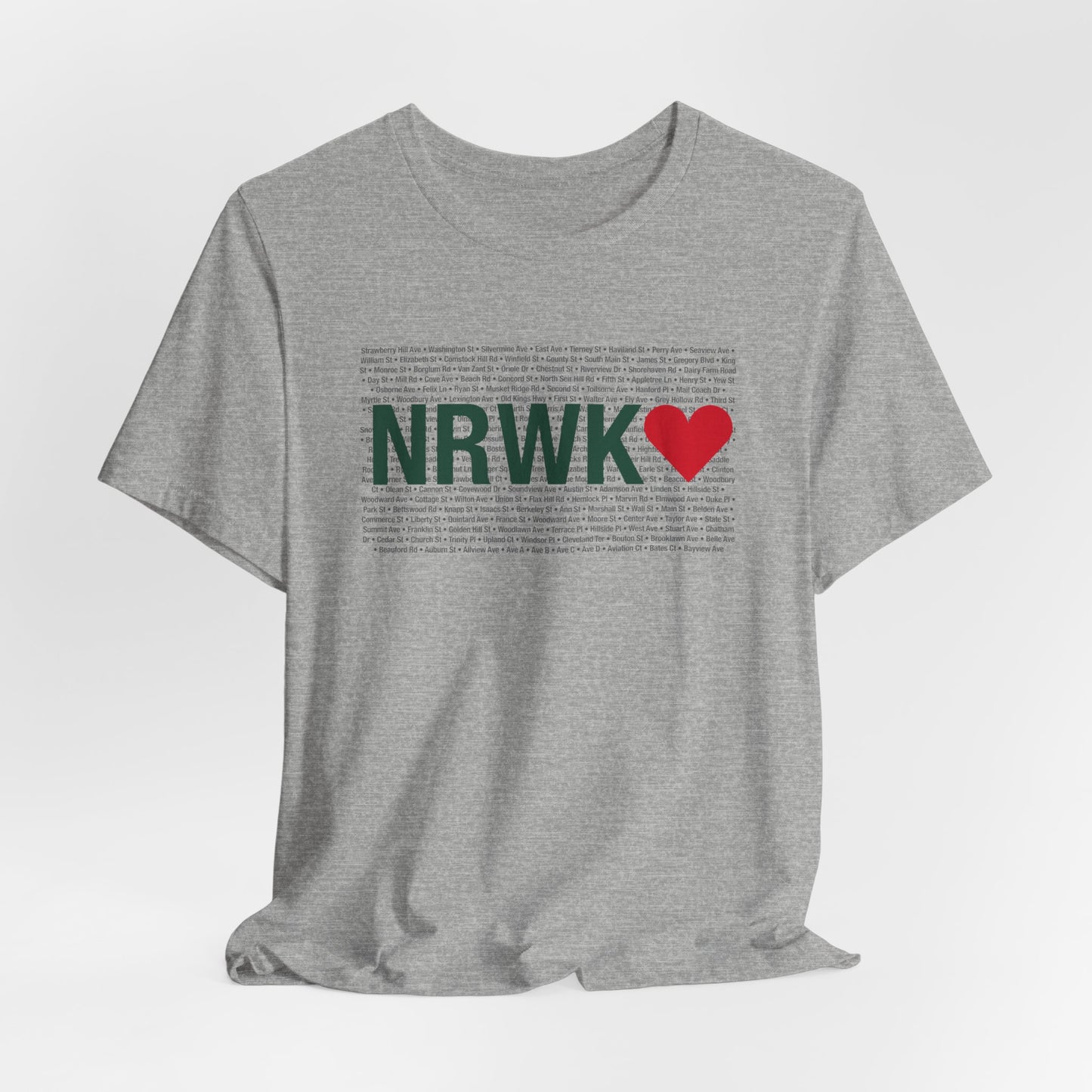 Norwalk Love Unisex Jersey Short Sleeve T-Shirt