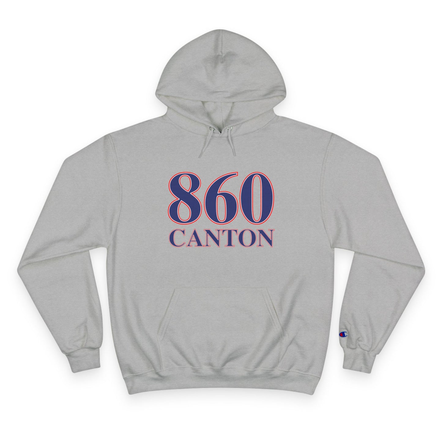 860 Canton Red White & Blue  Champion Hoodie