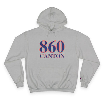 860 Canton Red White & Blue  Champion Hoodie