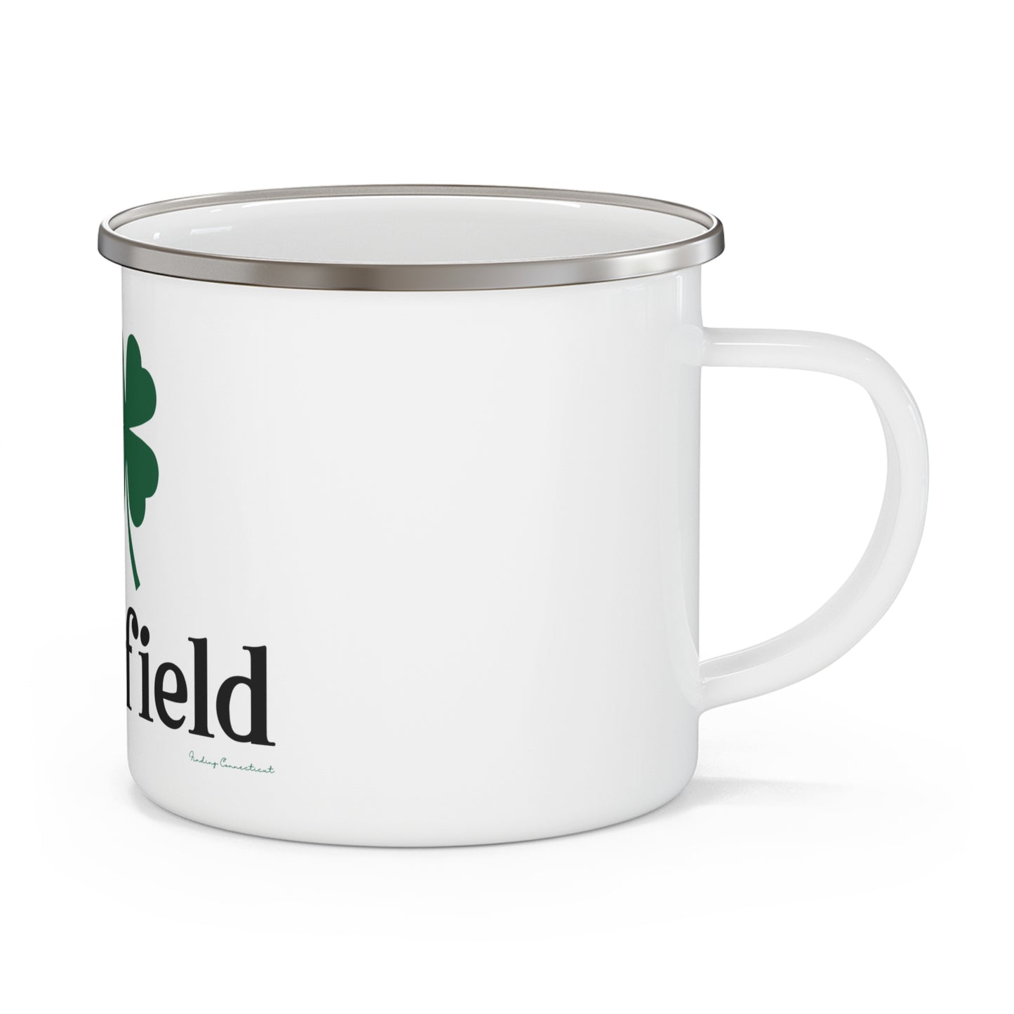 I Clover Brookfield Enamel Camping Mug