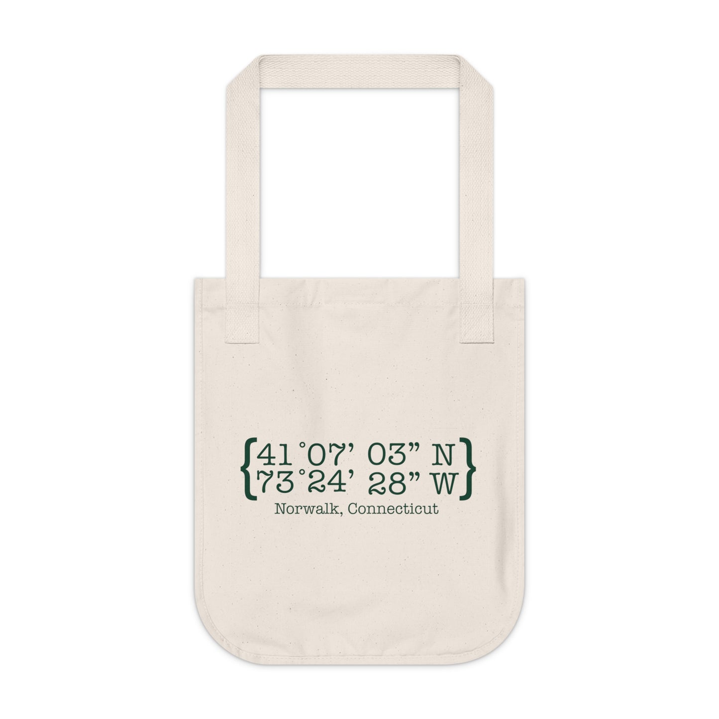 Norwalk Coordinates Organic Canvas Tote Bag
