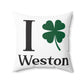 I Clover Weston Spun Polyester Square Pillow
