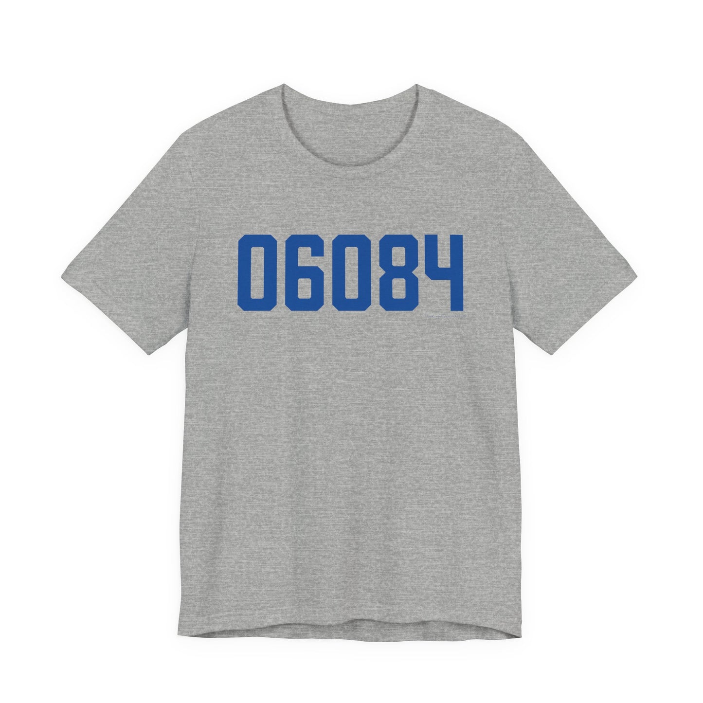 06084 Tolland Connecticut Zip Code Unisex Jersey Short Sleeve T-Shirt