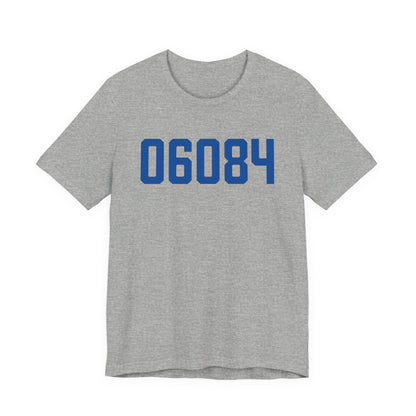 06084 Tolland Connecticut Zip Code Unisex Jersey Short Sleeve T-Shirt