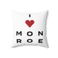 Monroe Vision Spun Polyester Square Pillow
