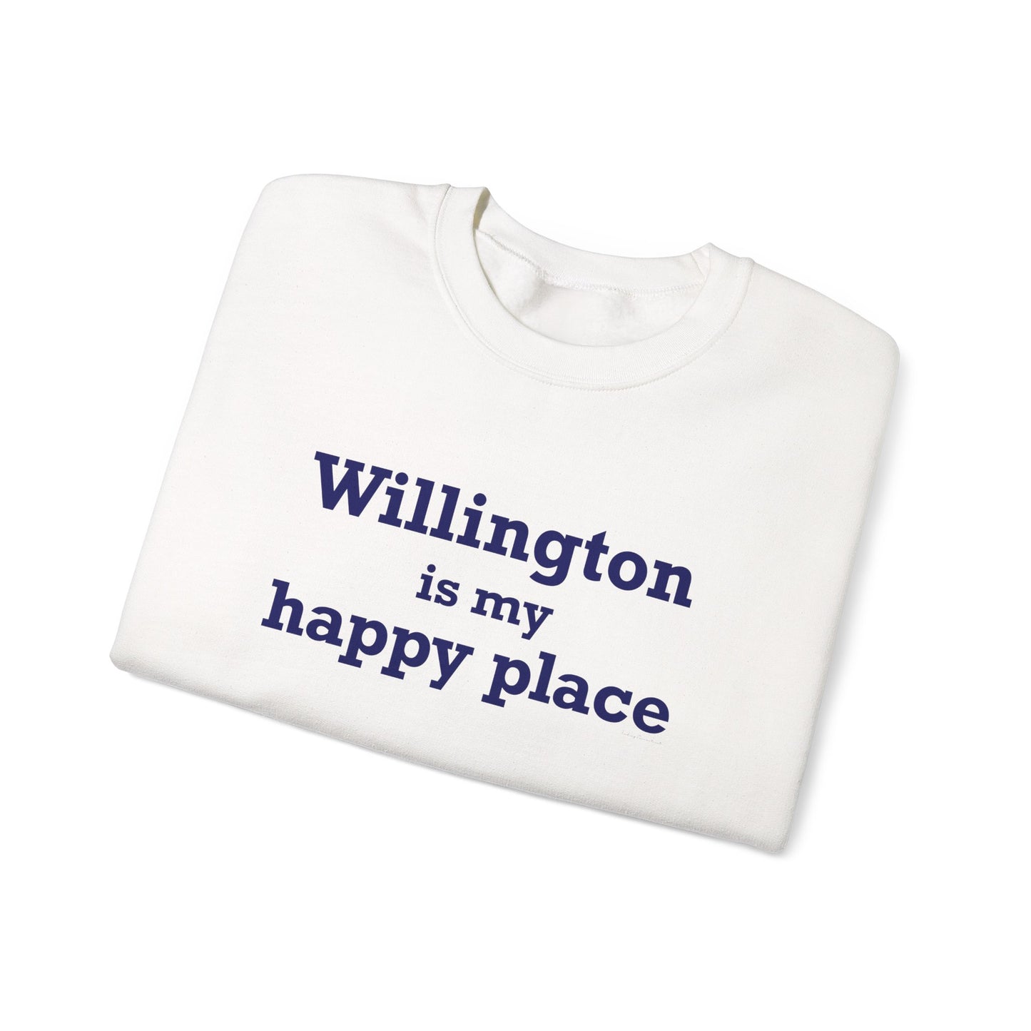 Willington is My Happy Place Unisex Heavy Blend™ Crewneck Sweatshirt