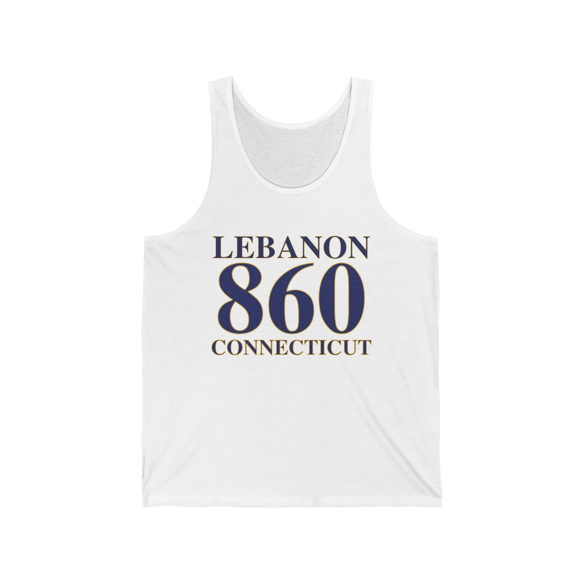 Lebanon 860 Connecticut Unisex Jersey Tank Top