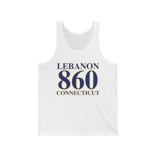Lebanon 860 Connecticut Unisex Jersey Tank Top