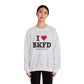 I Heart BKFD Unisex Heavy Blend™ Crewneck Sweatshirt