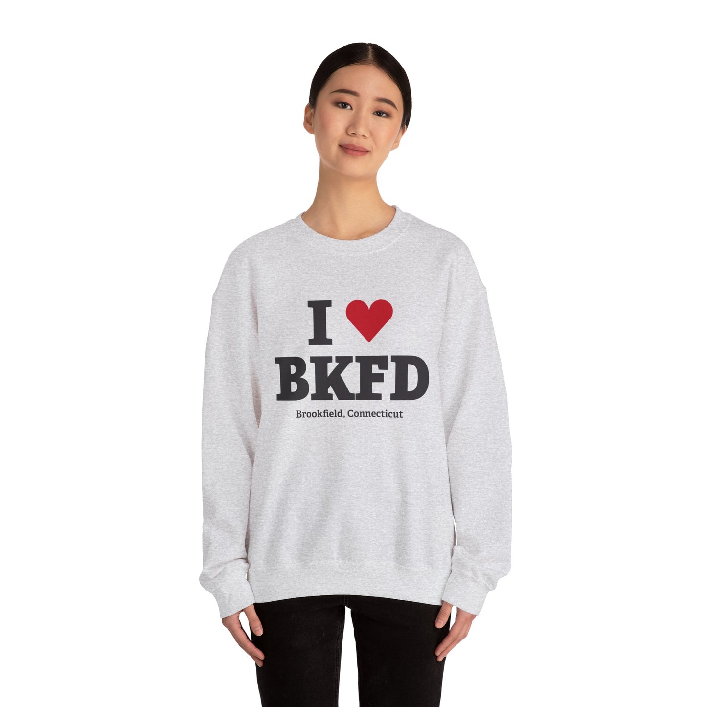 I Heart BKFD Unisex Heavy Blend™ Crewneck Sweatshirt