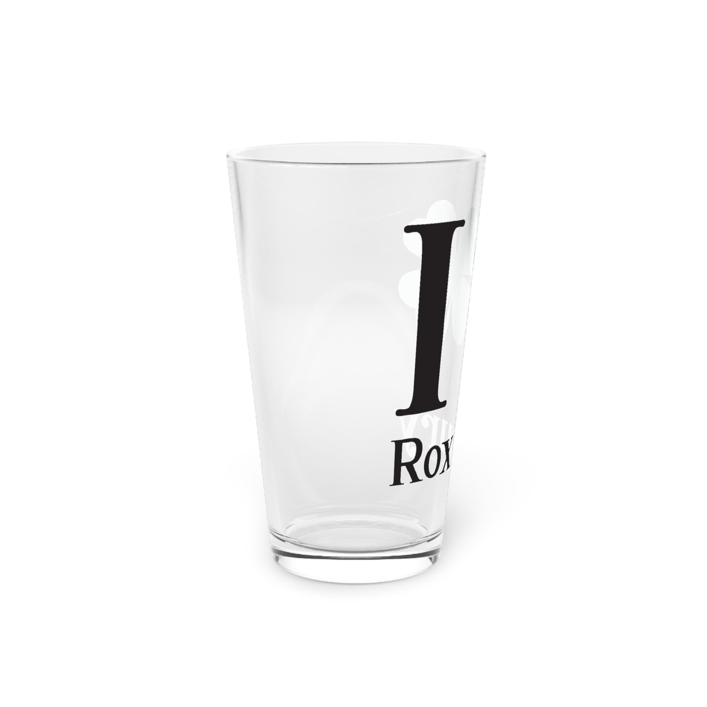 I Clover Roxbury Pint Glass, 16oz