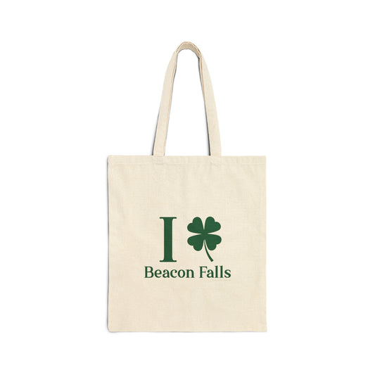 I Clover Beacon Falls Cotton Canvas Tote Bag