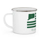 Orange Connecticut St. Patrick’s Day Flag Enamel Camping Mug