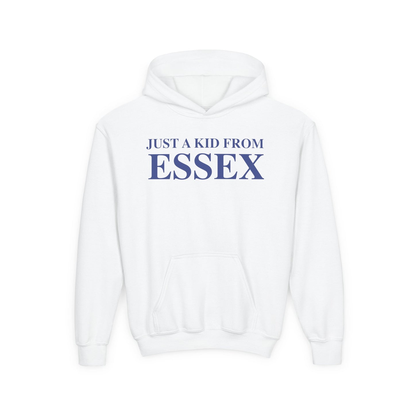 Just a kid from Essex Youth Heavy Blend Hooded Sweatshirt