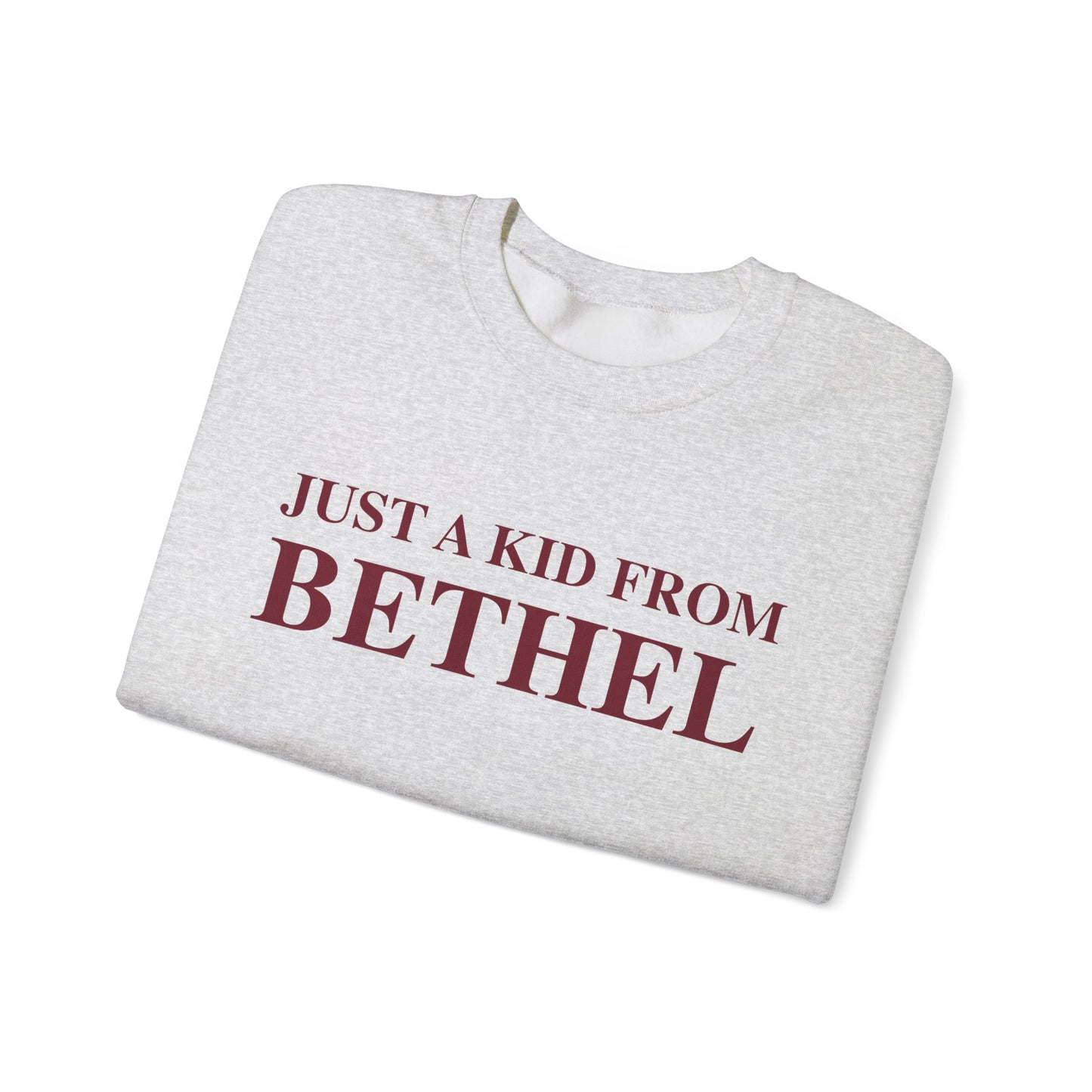 Just a kid from Bethel Unisex Heavy Blend™ Crewneck Sweatshirt